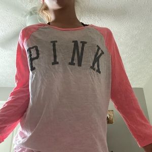 Pink quarter sleeve